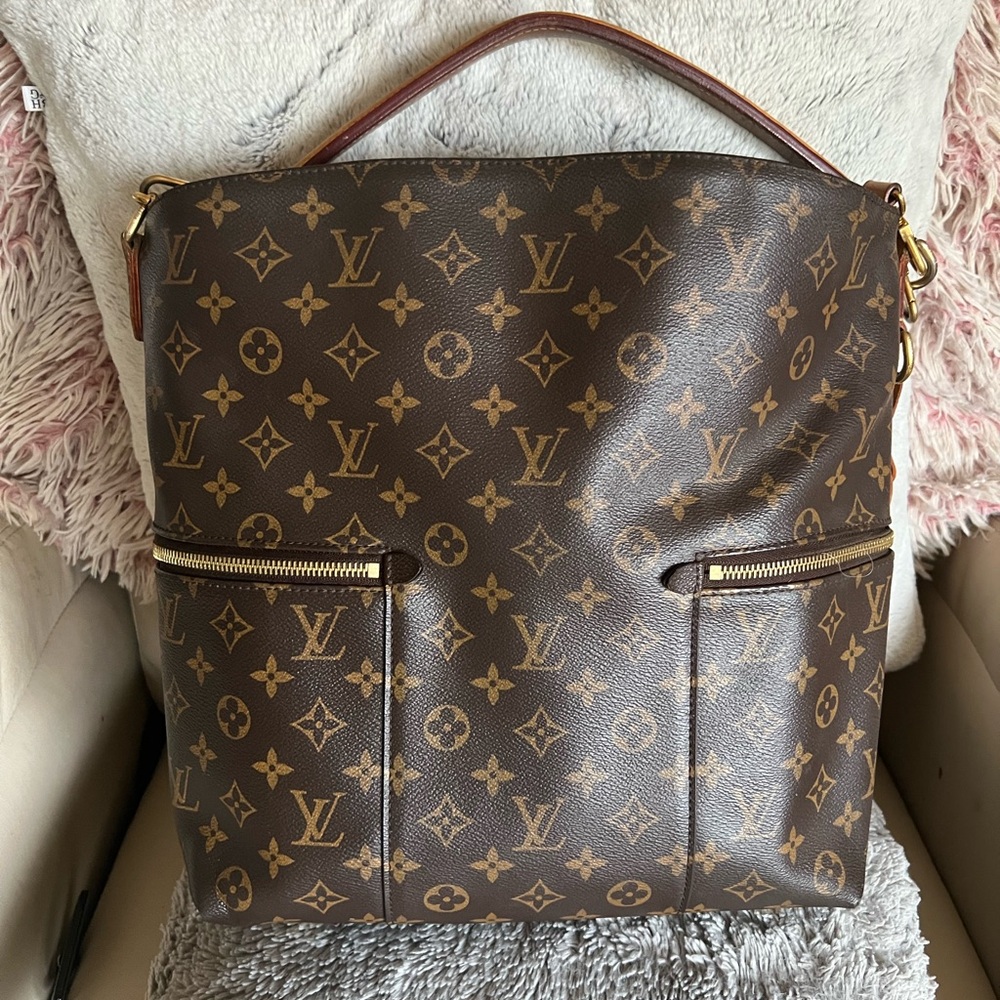 Louis Vuitton Brown Monogram Melie Shoulder Bag - Beautiful!! Authenticated!